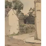 Ernest Archibald Taylor, A STREET CORNER, KIRKCUDBRIGHT