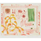 Elizabeth Blackadder, RED STILL-LIFE, 1989, Etching and aquatint, Artist's Proof, aside from the edition of 50
