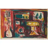 Elizabeth Blackadder, HARLEQUIN, 1958, Lithograph, 40/75