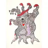 Niki de Saint Phalle, THE SNAKE-HEADED TREE, 1972, Screenprint, 64/115