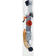 Felix Anaut, SET OF 4 ABSTRACT COMPOSITIONS, mixed media on handmade paper