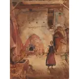 William Russell Flint, PRISCILLA, watercolour