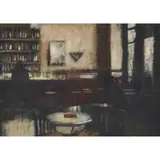 Clive McCartney, GRAND CAFE CENTRAL, oil on board