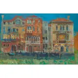 William Birnie, ON THE GRAND CANAL - '98, oil on board