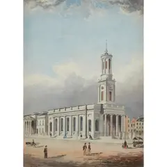 John Smith, THE NORTH CHURCH, KING STREET, ABERDEEN, 1868, watercolour