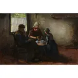 John Patrick Downie, THE TEA PARTY, oil on canvas