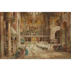 Ebenezer Wake Cook, CATHEDRAL INTERIOR - '94, watercolour