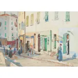 George Owen Wynne Apperley, MENTON, FRANCE, 1912, watercolour and body colour