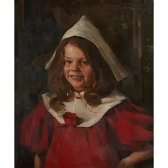 David Alison, THE PARTY HAT, 1906, oil on canvas
