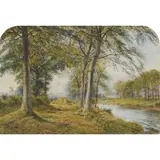 Waller Paton, RIVERSIDE PATH, watercolour