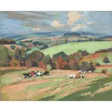 George Henry, SUSSEX LANDSCAPE, watercolour