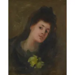 THE SPANISH GIRL by Stuart Park, oil on canvas, sold Jun 2023