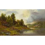 Charles Stuart, THE HEART OF THE DEER FOREST, oil on canvas