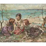Edward Atkinson Hornel, THE BUTTERFLY