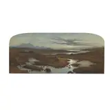 Waller Paton, THE ISLAND OF GRAVES, SKYE, watercolour, arched top
