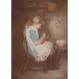 Robert Gemmell Hutchison, INDUSTRIOUS, pastel