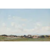 William Page Atkinson Wells, DOWN TO THE BEACH, oil on canvas