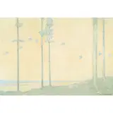 Ernest Archibald Taylor, BIRDS IN FLIGHT OVER FIRS