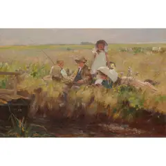 David Fulton, GOLDEN SUMMER, oil on canvas