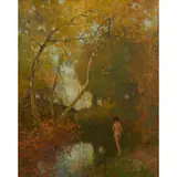 James Paterson, IN ARCADY, oil on canvas