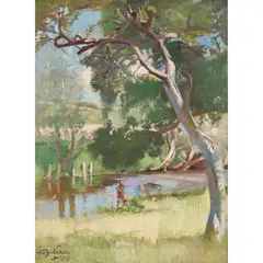 William Oliphant Hutchison, EARLY SUMMER, oil on canvas