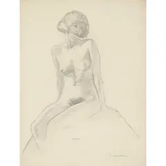 Eric Robertson, ANNE FINLAY, pencil