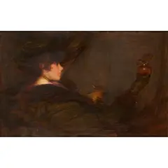 Robert Brough, SWEET VIOLETS, Oil on canvas