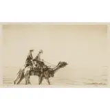James McBey, STRANGE SIGNALS, etching, from a numbered edition of 76 plus three additional proofs