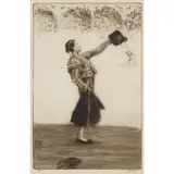 James McBey, OVATION TO THE MATADOR, etching from an edition of 30