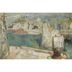 FINDOCHTY by Ian Fleming, oil on board, sold Jun 2023
