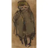 Joan Eardley, A GLASGOW BOY, pastel