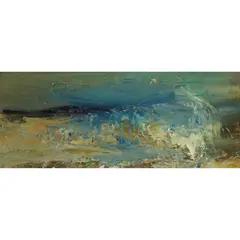 Joan Eardley, THE SEA NO.5, oil on board