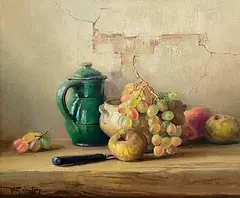 Robert Chailloux French, Still Life, oil on canvas