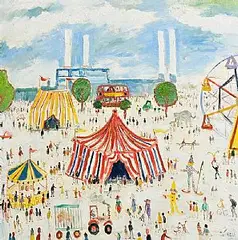 Simeon Stafford, Big Top, oil on board