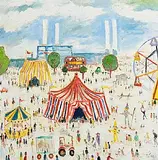 Simeon Stafford, Big Top, oil on board