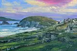 Henry Morgan, Homesteads, Dunquin, 2026, oil on canvas