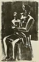 John Behan, Study for a Sculpture, 1967, lithograph - number 1 from an edition of 12
