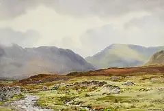 Frank Egginton, Delphi, Connemara, 1974, watercolour on paper