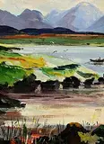 Kenneth Webb, Heading Out, oil on canvas laid on board