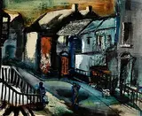 Seamus O'Colmain, Life in Dublin, 1964, oil on board