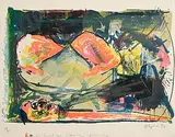Brian Maguire, In Bed, 1993, limited edition lithograph - number 27 from an edition of 40