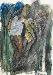 Michael Kane, Woodland Ways II, 2005, mixed media