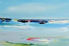 Majella O'Neill Collins, Seas North of Sherkin Island, oil on canvas