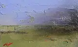 Colin Flack, Before Dusk, oil on board