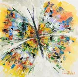 Lorna Millar, Butterfly, acrylic on canvas