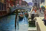 Ronny Moortgat, Venetian Colours, oil on canvas