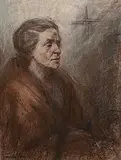 Thomas Ryan, Prayer, 1970, pastel on card