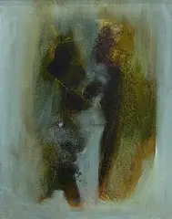 Gerald Davis, The Secret, oil on canvas