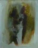 Gerald Davis, The Secret, oil on canvas