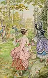 Cherei Herouard, The Elopement, watercolour on paper
